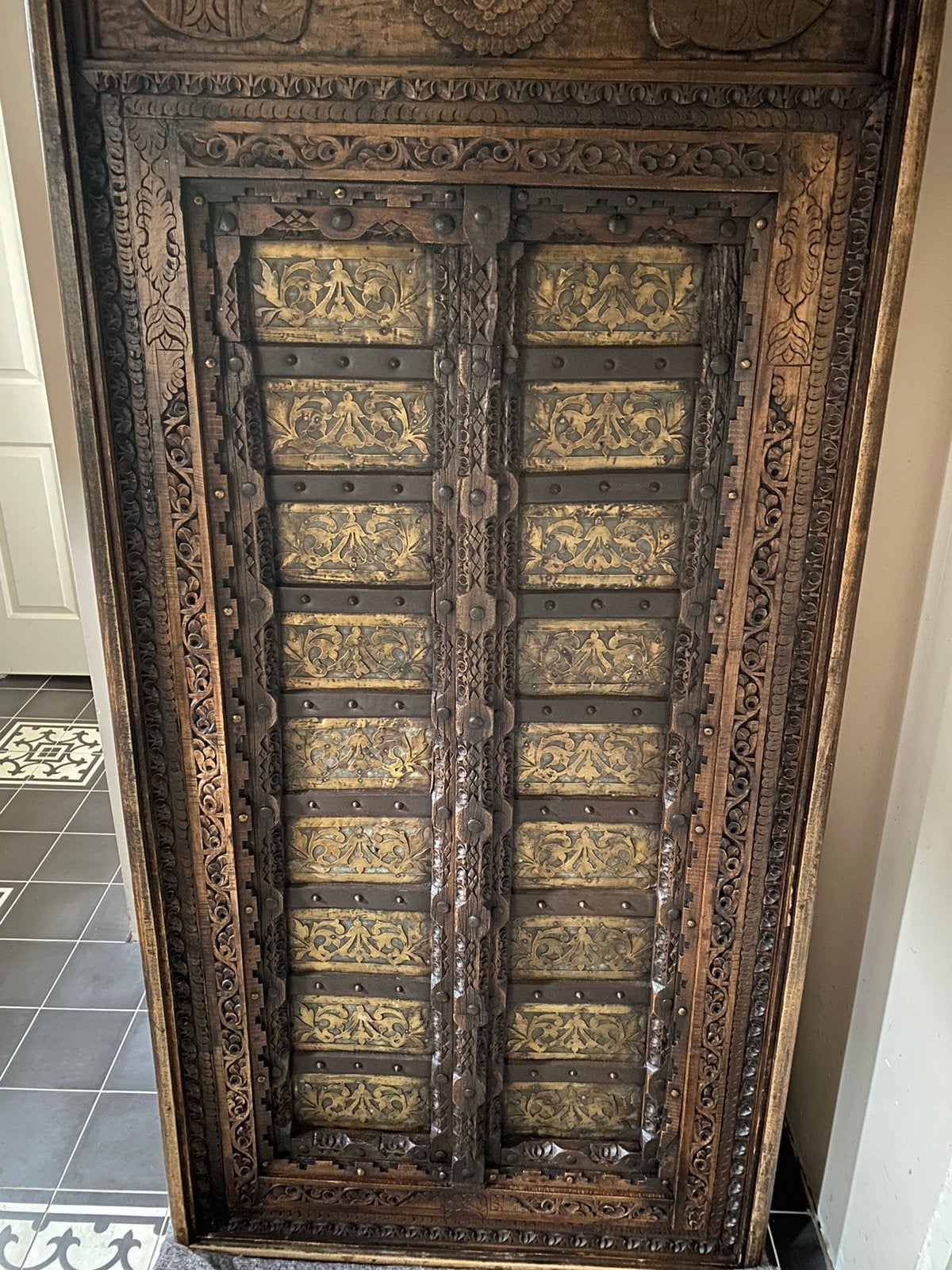 Antieke deur salontafel eyecatcher, Ophalen