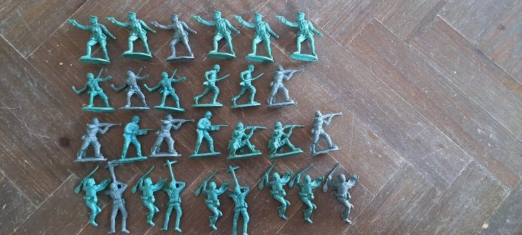 1/32 airfix Wehrmacht infanterie., Ophalen of Verzenden, Gebruikt, 1:50 of kleiner, Figuur of Figuren