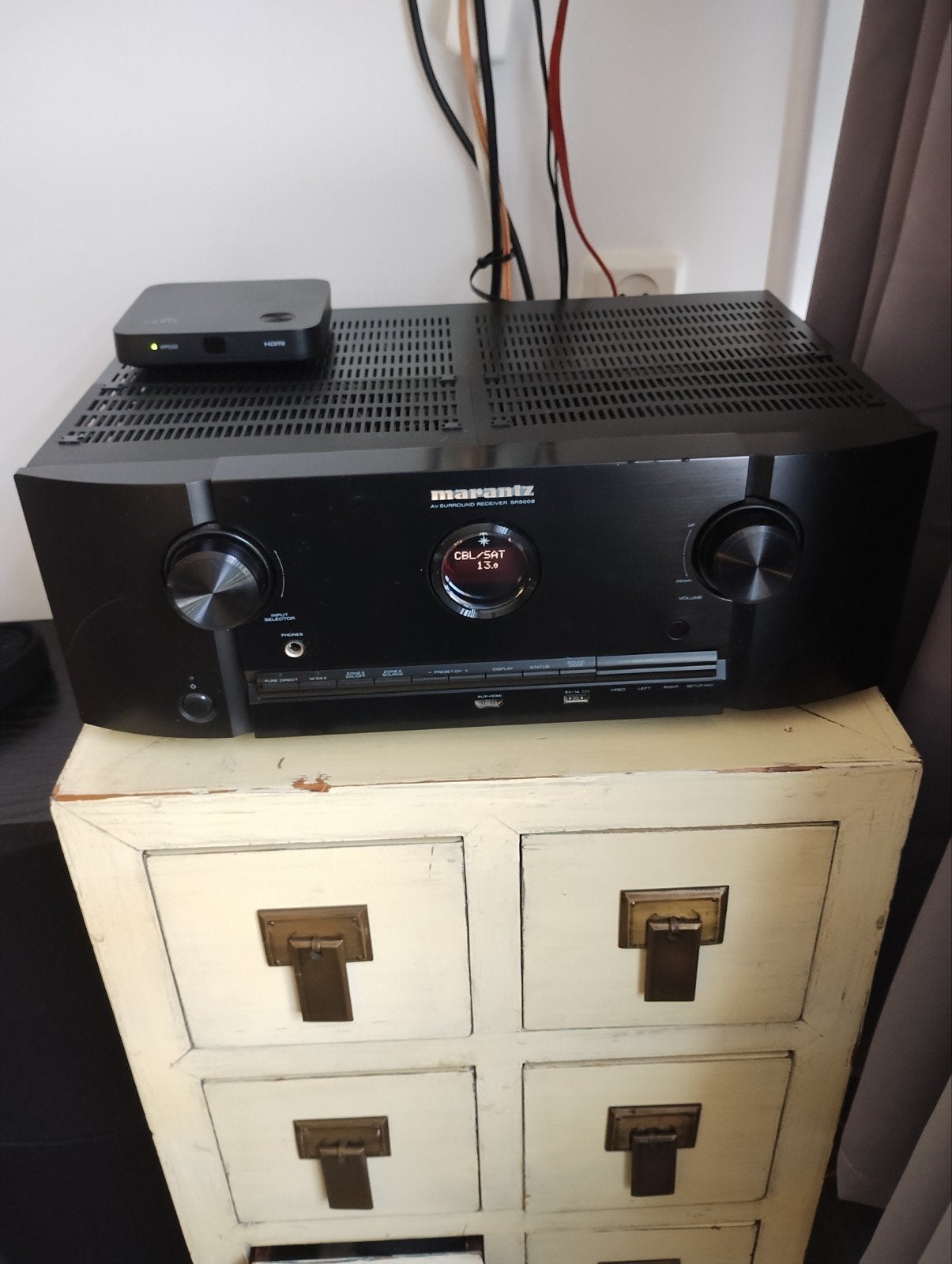 Marantz SR5008 7.1 netwerk receiver defect not working, 60 tot 120 watt, Niet werkend, Ophalen, Marantz