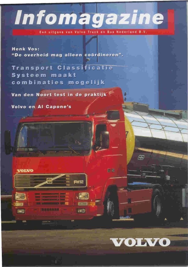 Volvo Infomagazine FH12 Terberg FL7 FL6 LZV, Boeken, Verzenden, Nieuw, Volvo