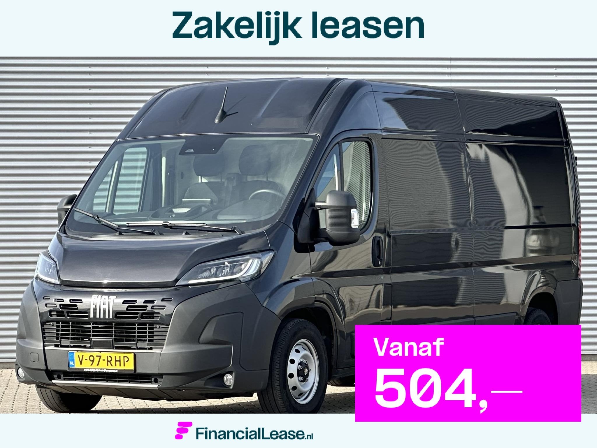 Fiat Ducato 140pk automaat NEW MODEL L3H2 Trekh|Camera|Cruis, Stof, Gebruikt, Euro 6, 4 cilinders