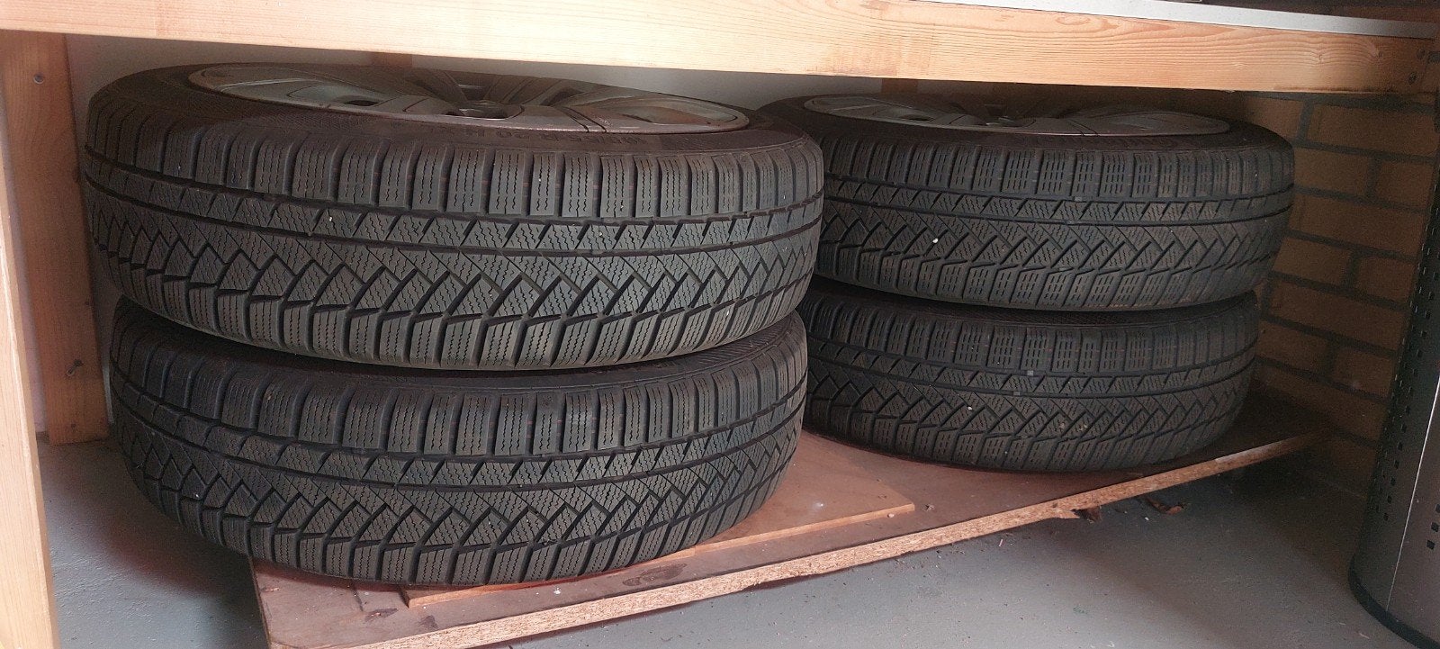 Continental winterwielen 195/55/20 H XL voor Renault Scenic, Ophalen, Gebruikt