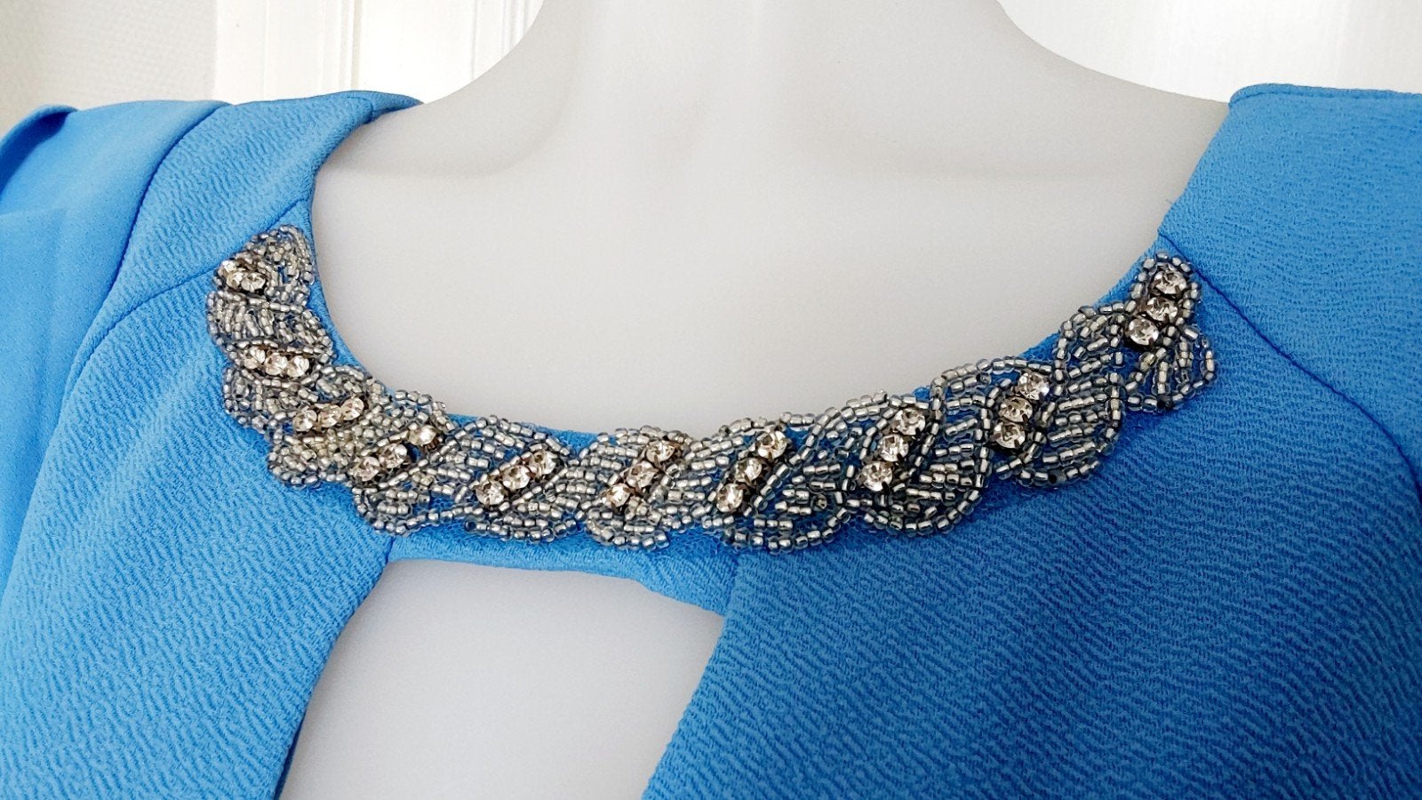 Nieuwe K-design jurk maat L, K-design, Blauw, ., Maat 42/44 (L)