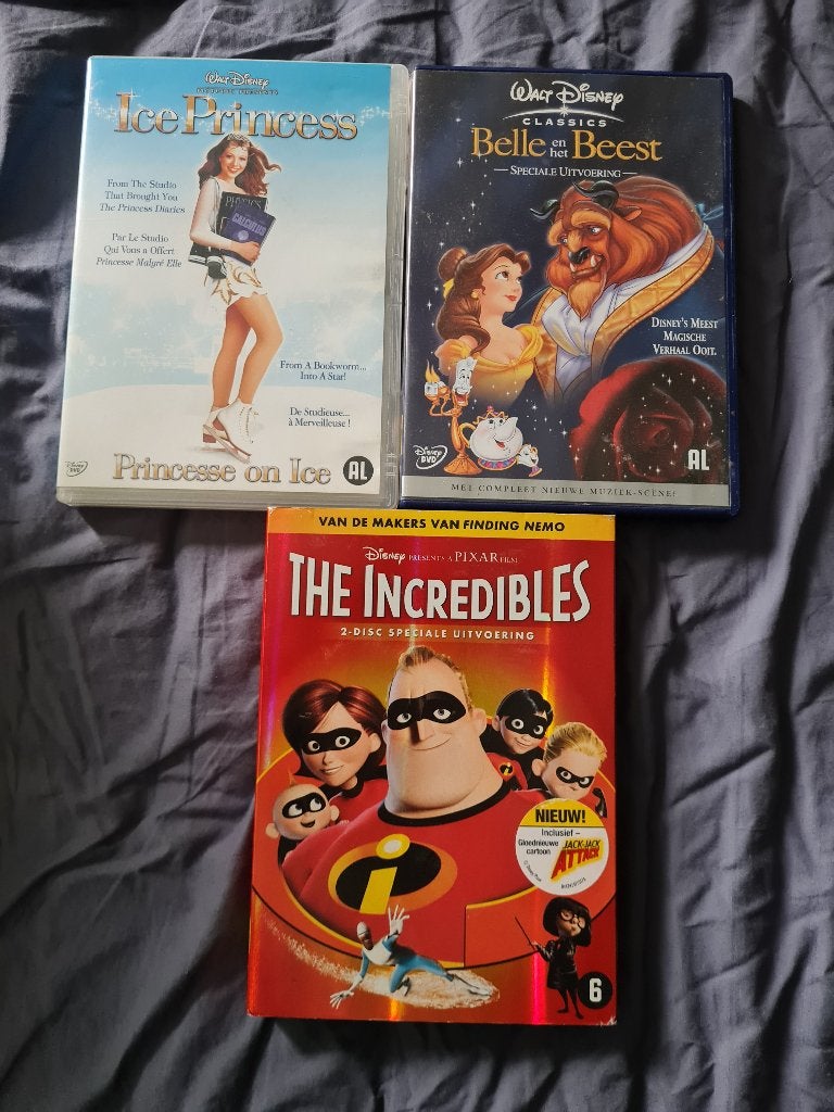 3 diverse Disney dvd's., Ophalen, Alle leeftijden, Overige genres, Zo goed als nieuw