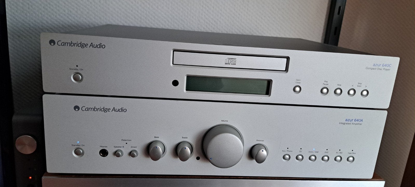 Cambridge Audio Azur 640A Versterker & 640C CD Speler, Overige merken, Gebruikt, Ophalen of Verzenden, 60 tot 120 watt