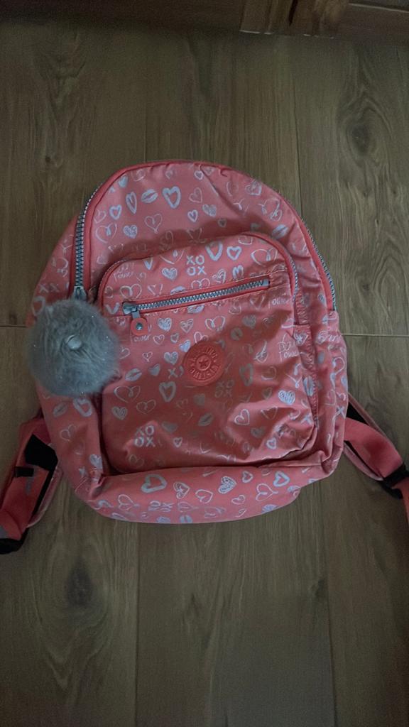 Kipling tas roze, Minder dan 30 cm, Rugtas, Ophalen of Verzenden, Zo goed als nieuw