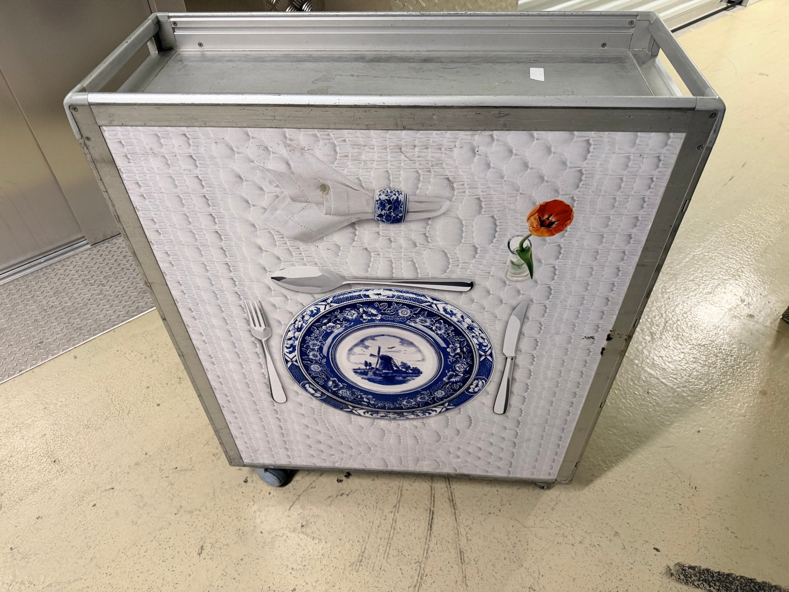 KLM Vliegtuig Trolley - Uniek Decoratief Item