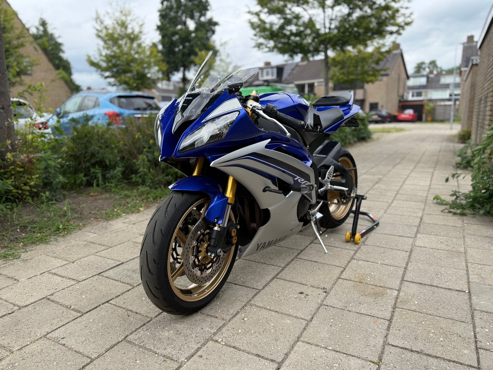 Yamaha R6 2008 - Akrapovic - Quickshifter - Grote beurt ✅, Motoren, Motoren | Yamaha, Occasion, 4 cilinders, Motorrijbewijs A