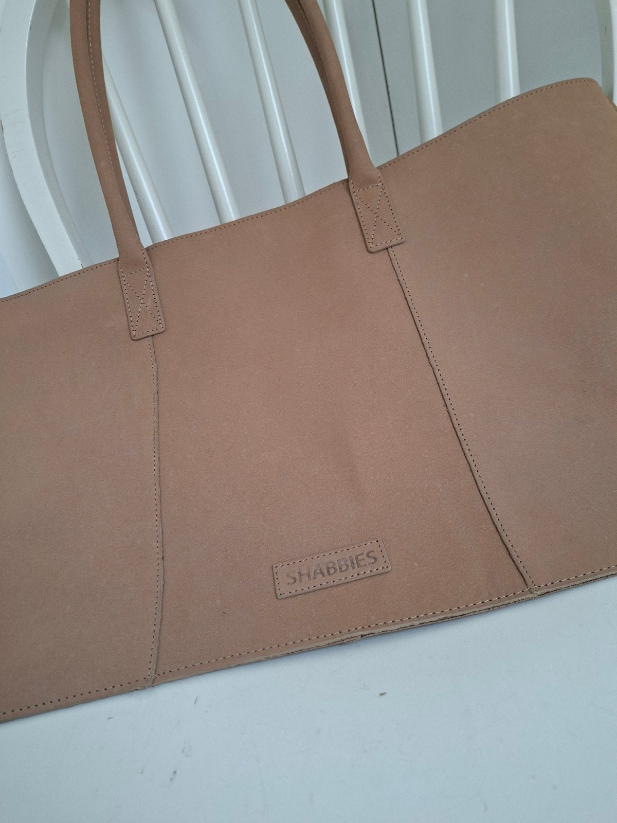 Tas van Shabbies, nieuw.Echt leer.Bruin, Ophalen, Nieuw, Bruin, Overige typen