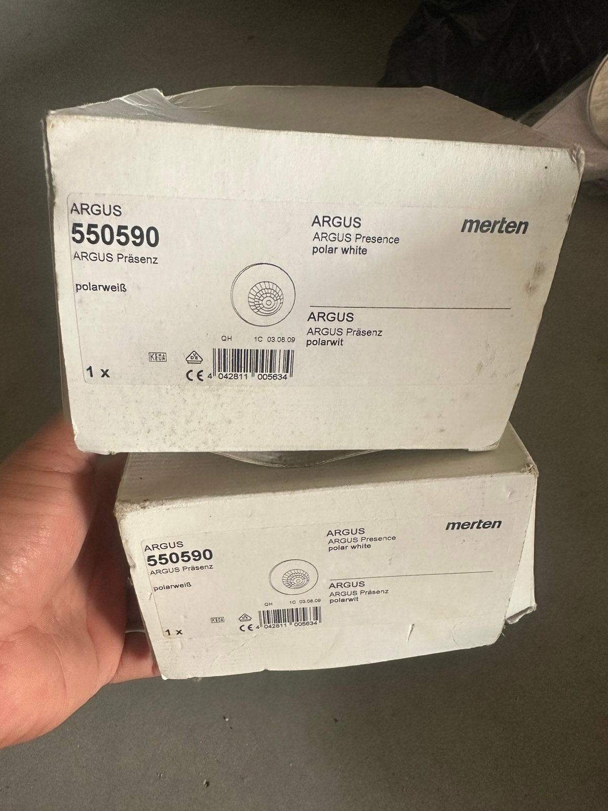 Merten ARGUS 550590 LICHTSENSOR  polarwit, Ophalen, Nieuw, Schakelaar