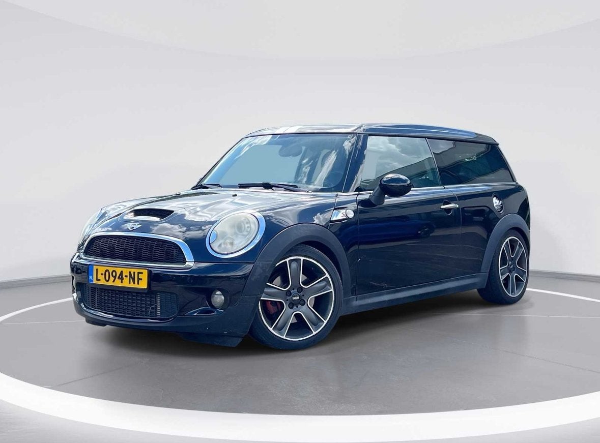 Mini cooper Clubman S zie omschrijving, Auto's, Clubman, 4 cilinders, 4 stoelen, Zwart