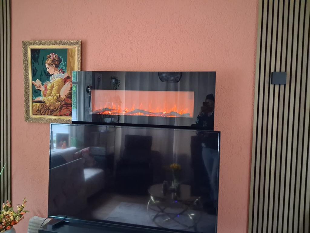 Klarstein Elektrische Haard - Wandmontage, Huis en Inrichting, Haarden, Ophalen of Verzenden, Zo goed als nieuw, Vrijstaande haard
