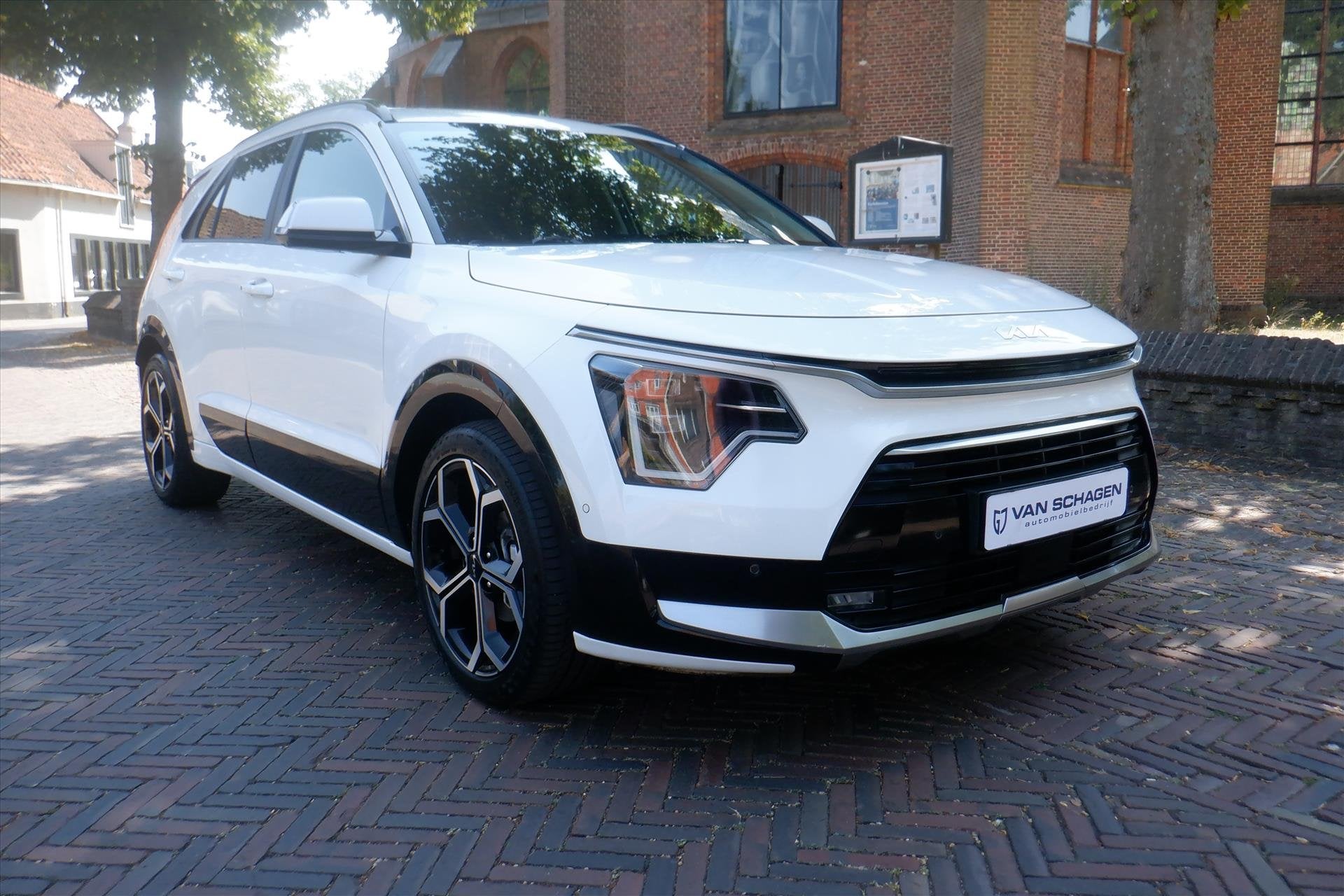 KIA Niro 1.6 GDi Plug-in Hybrid 183pk DCT6 Exe,LEER-PDC-STOE, Gebruikt, Wit, Leder, Bedrijf