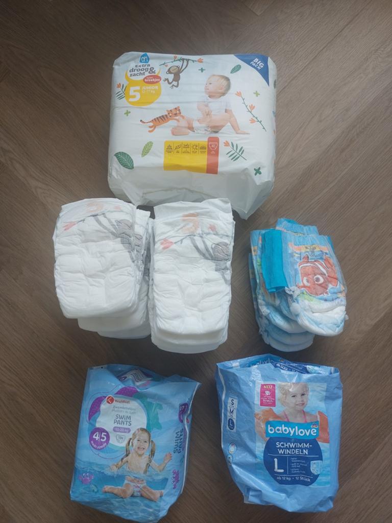 Luiers en zwemluiers - vanaf 12kg, Ophalen, Nieuw