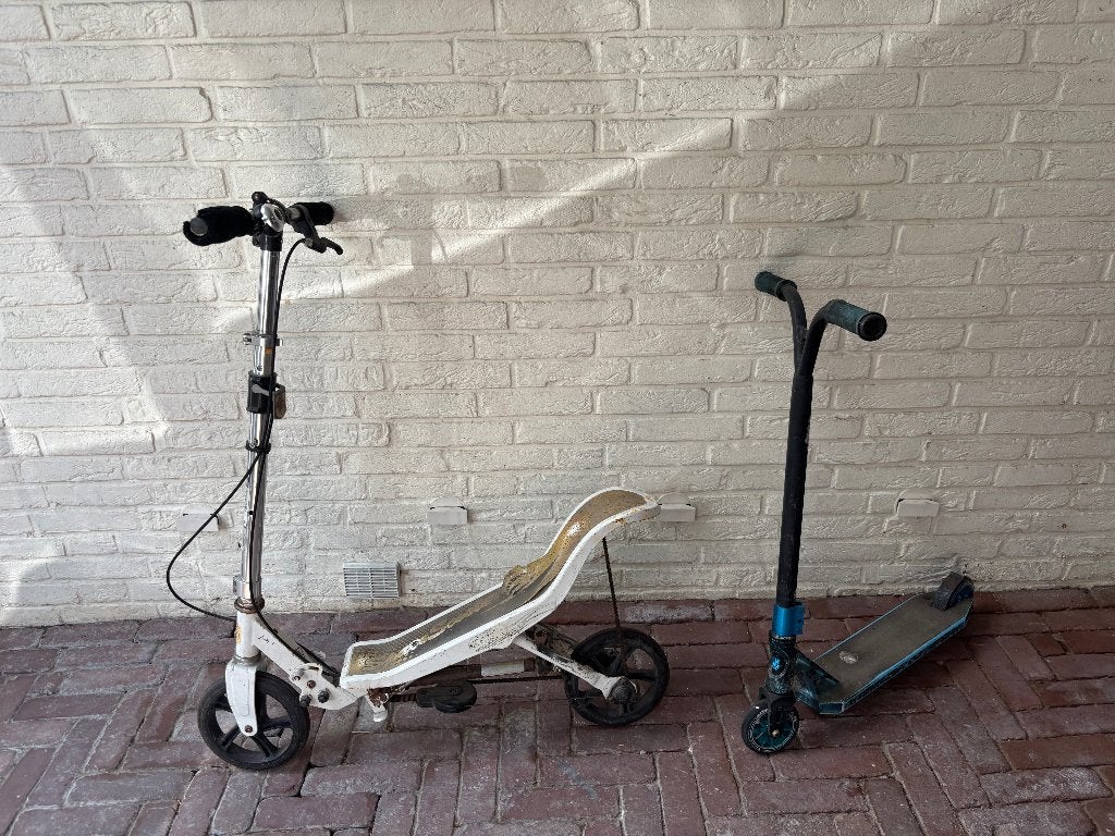 twee steps gratis af te halen, Ophalen, Gebruikt, Gewone step, Onbekend