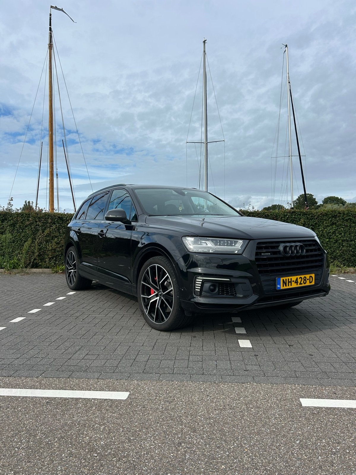 Audi Q7 3.0 TDI 374pk E-tron Quattro Tiptronic 2016 Zwart, Automaat, 2420 kg, Zwart, Particulier