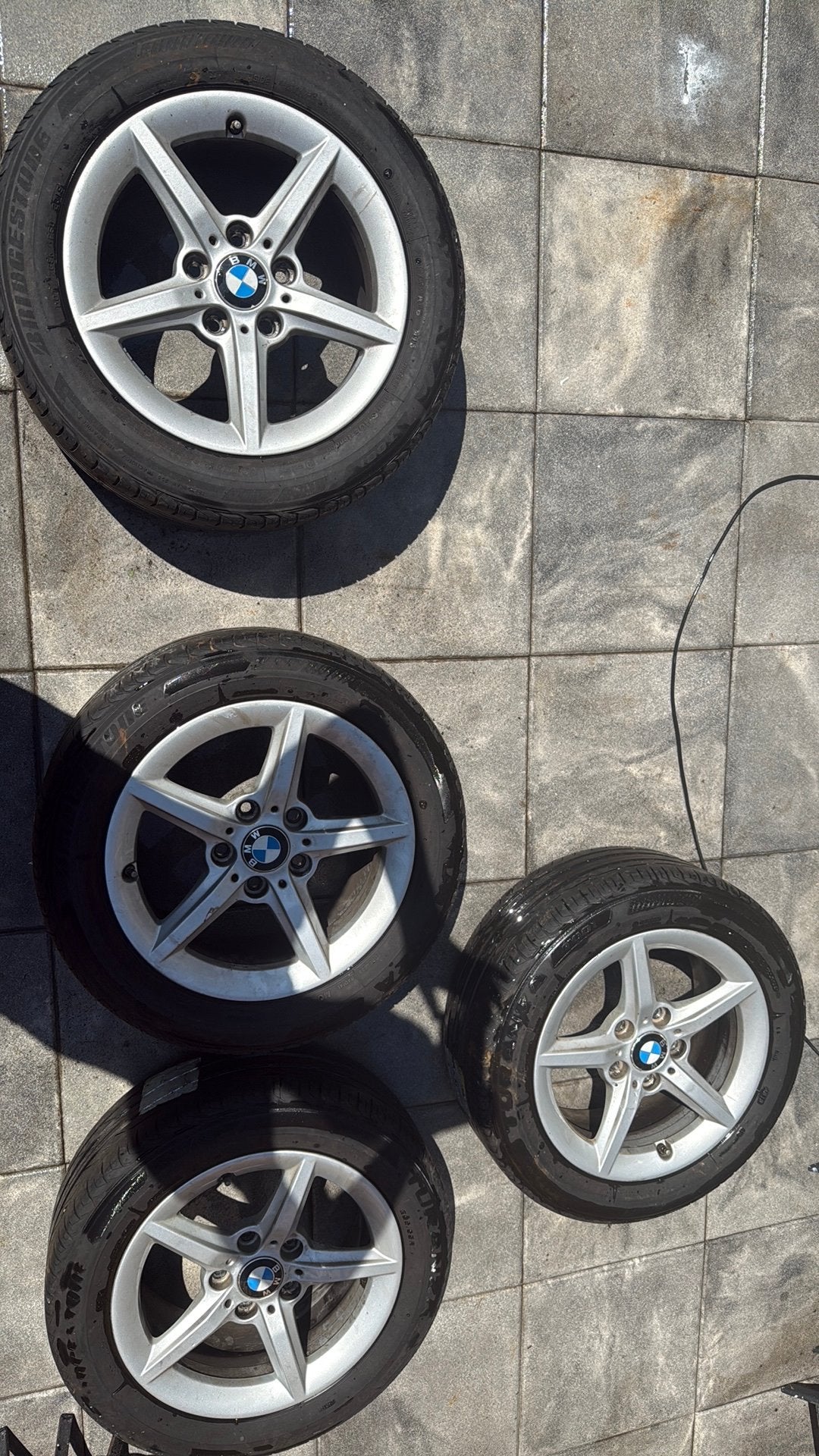 BMW 1 serie banden 205/55 R16⁠, Ophalen of Verzenden