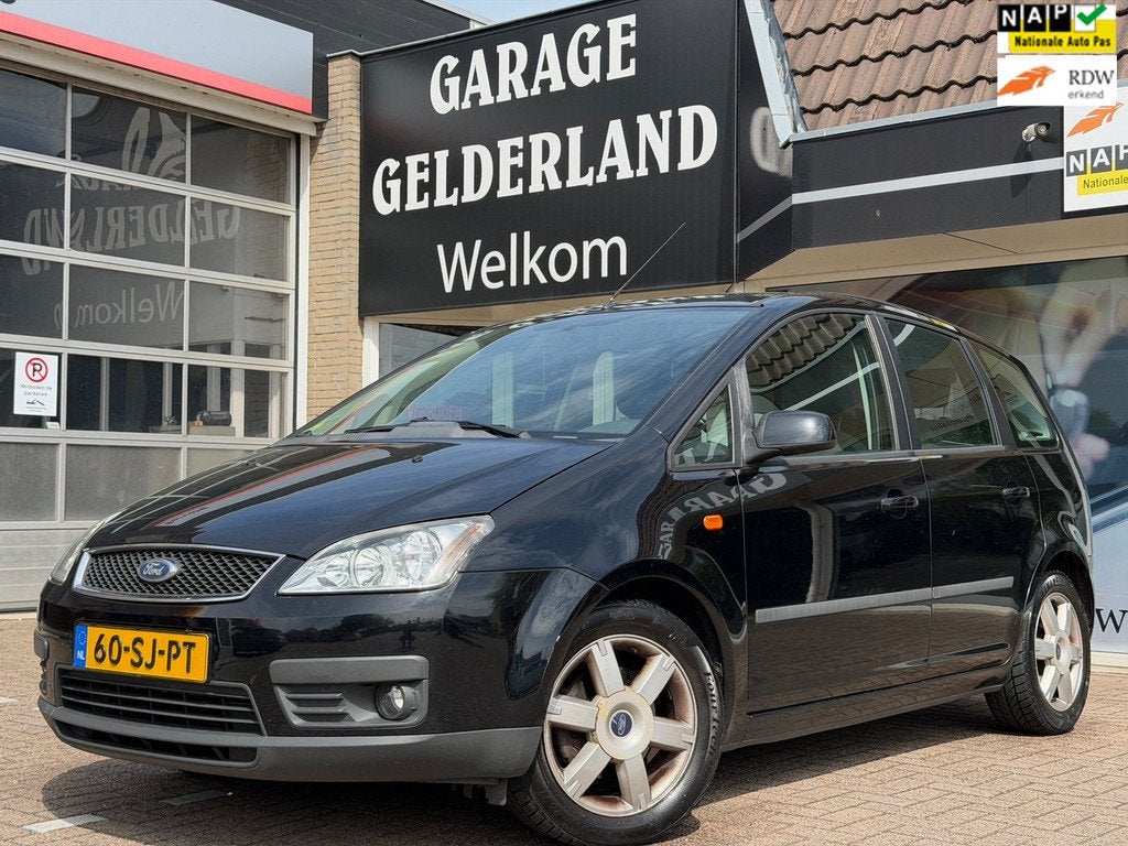 Ford Focus C-Max 1.6-16V Futura | Cruise ctr | Airco | Trekh, Voorwielaandrijving, 1596 cc, Gebruikt, Zwart