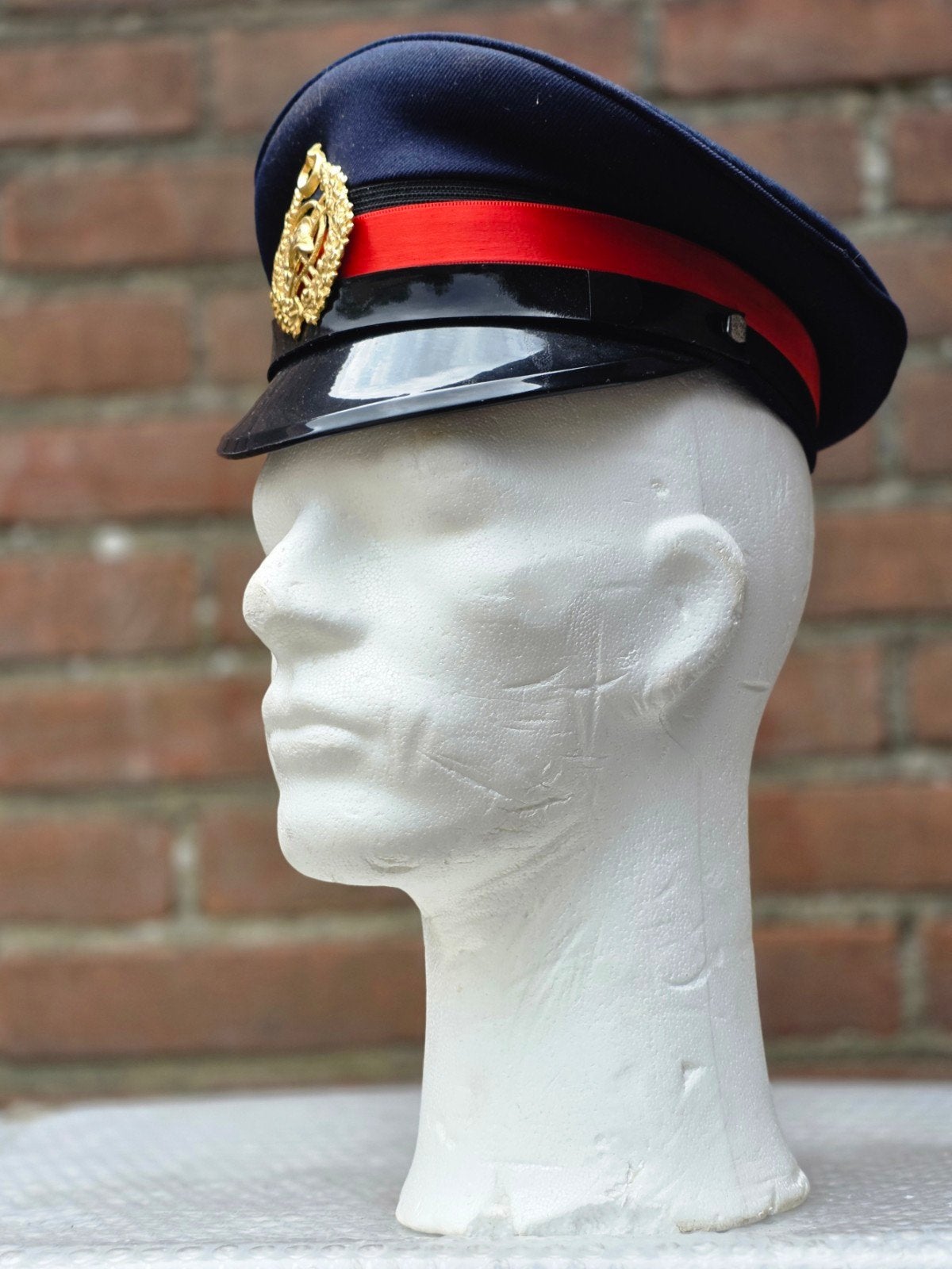 brandweer uniformpet Turkije, Ophalen of Verzenden, Landmacht, Nederland, Embleem of Badge