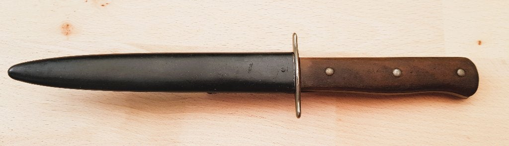 Gravendolk, Gevechtsmes, WW1 of WW2  2, Verzamelen, Ophalen of Verzenden, Landmacht, Duitsland, Mes of Dolk