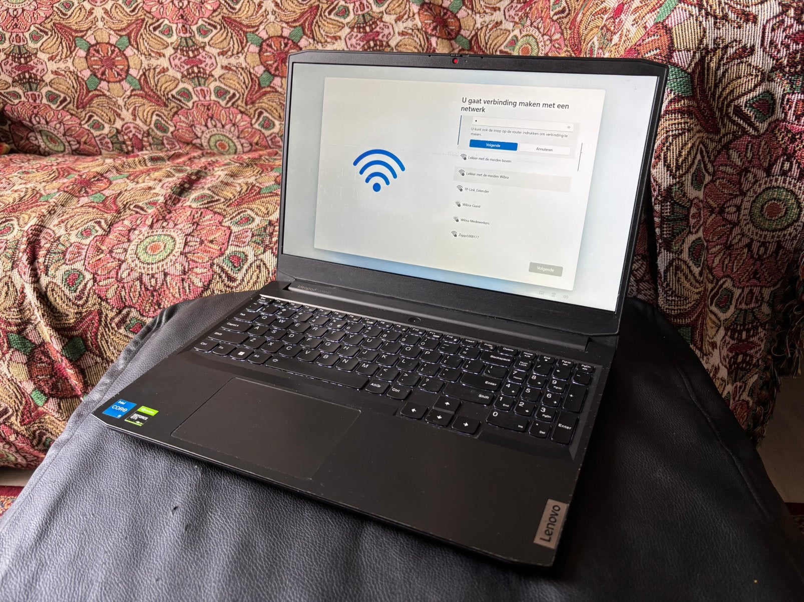Lenovo Ideapad Gaming 3 Laptop i5, Computers en Software, Windows Laptops, Gebruikt, Met videokaart, Qwerty, Ophalen of Verzenden