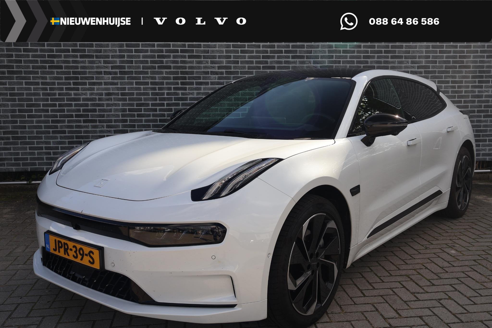 ZEEKR 001 RWD Long Range 100 kWh | V2L | 22kW Lader | Warmte, Auto's, Gebruikt, Wit, Origineel Nederlands, 330 min