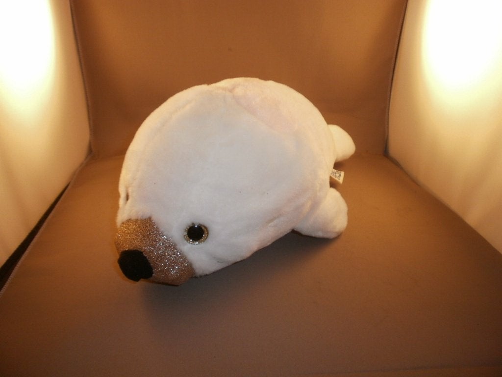 petjes world zeehond wit roze hart op rug glitter snuit en, Overige merken, Overige typen, Ophalen of Verzenden, Zo goed als nieuw