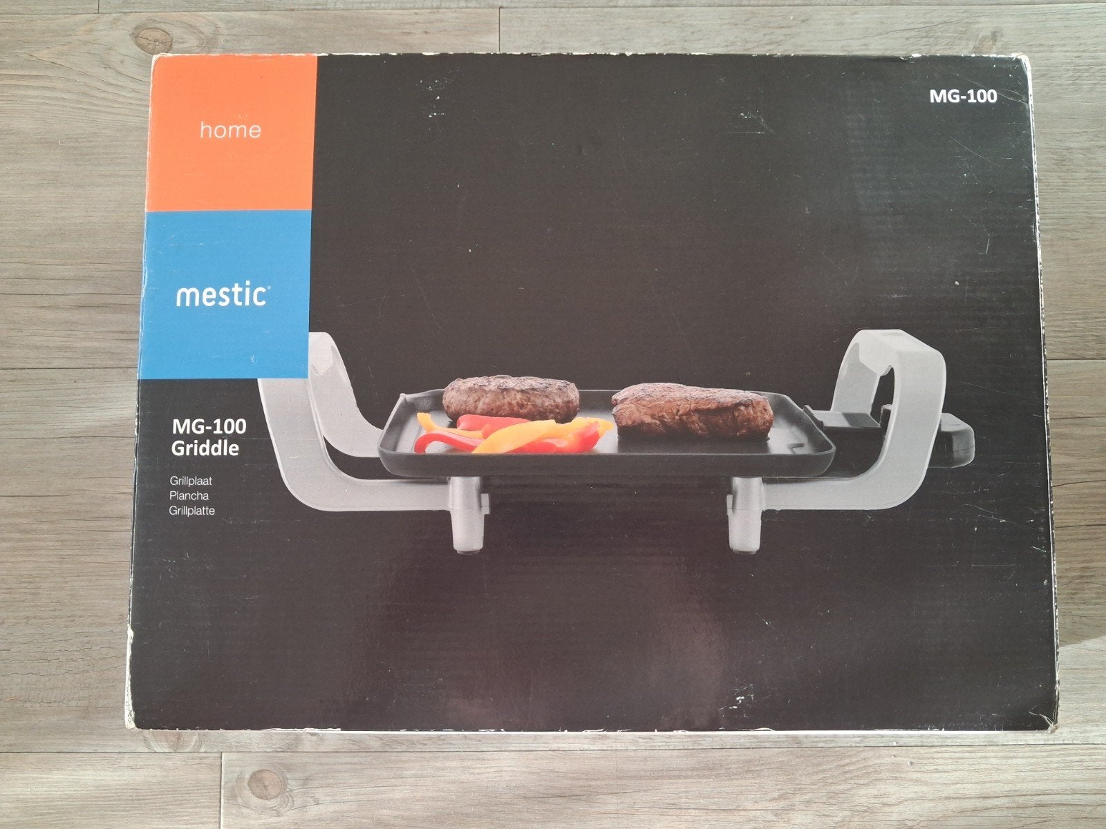 Mestic MG-100 Grillplaat, Ophalen of Verzenden, Zo goed als nieuw