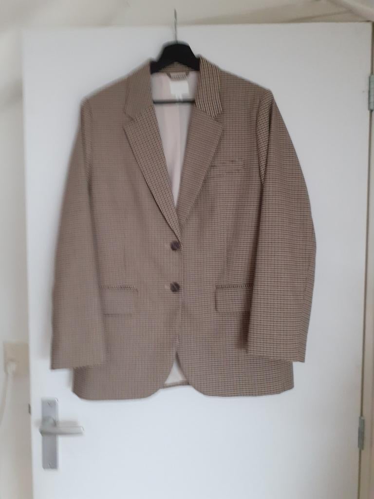 Stijlvol Colbert Maat S - H&M    10.00euro, H&M, Bruin, Ophalen of Verzenden, Jasje