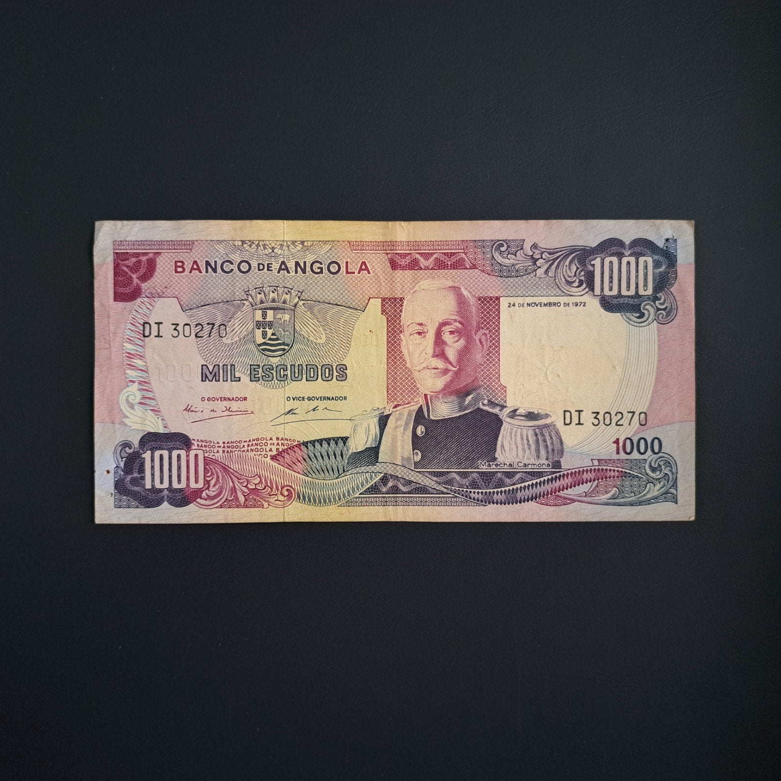 1000 escudo Angola #045, Verzenden, Overige landen, Los biljet