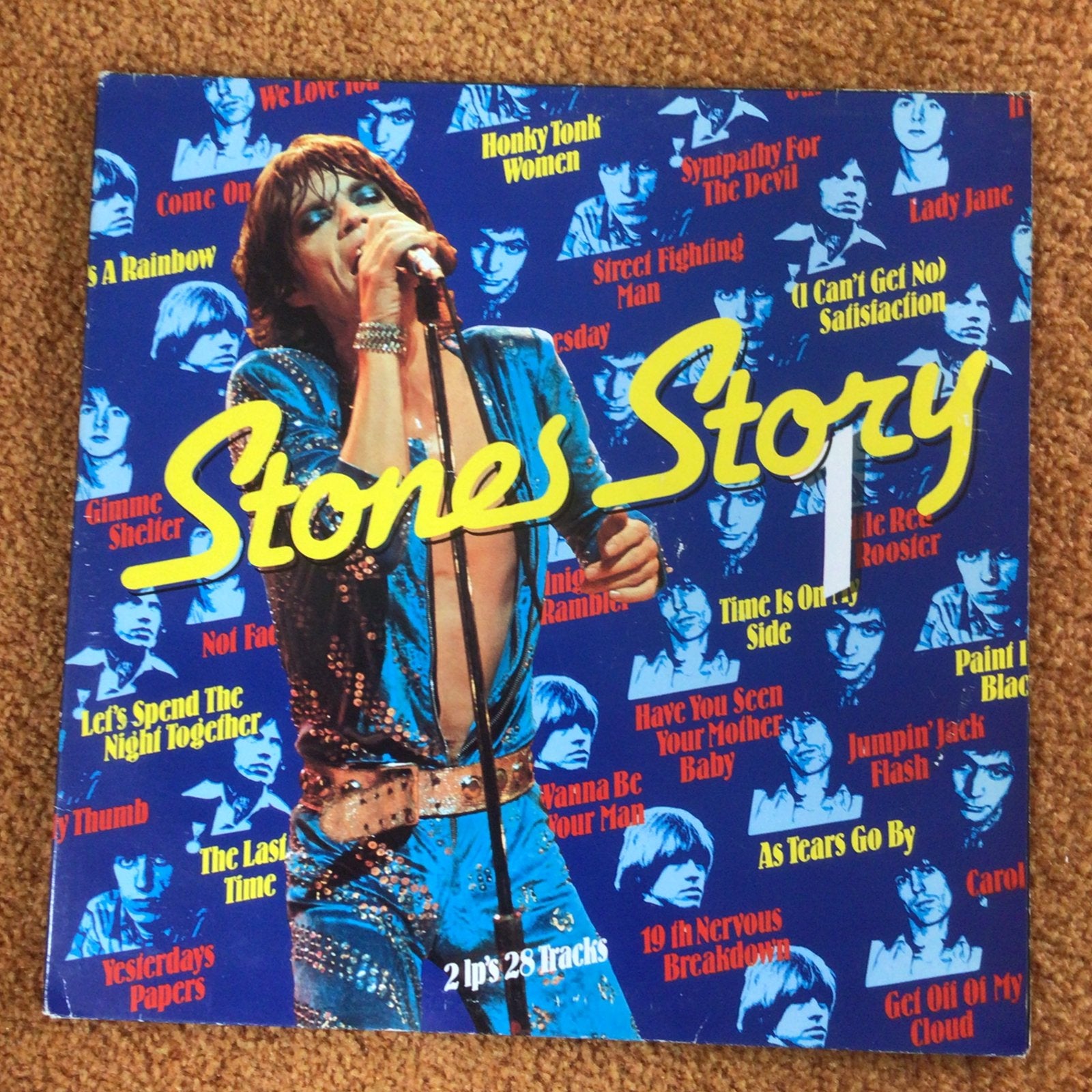 2-lp - The Rolling Stones - Stones Story, Cd's en Dvd's, Ophalen of Verzenden, Zo goed als nieuw, LP