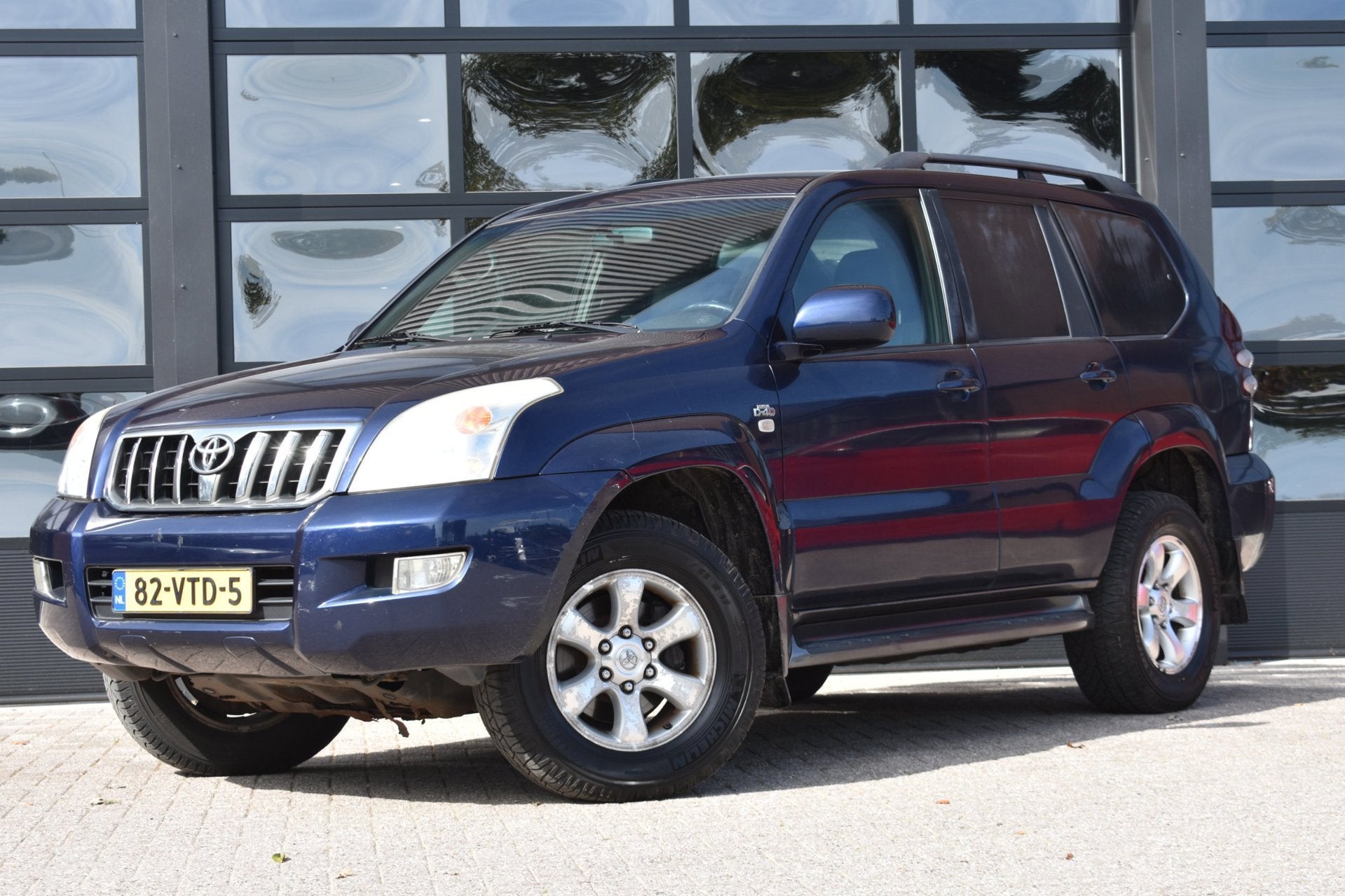 Toyota Land Cruiser 3.0 D-4D SX Edition Blind Van '08 Clima, Auto's, Automaat, Gebruikt, 4 cilinders, Blauw