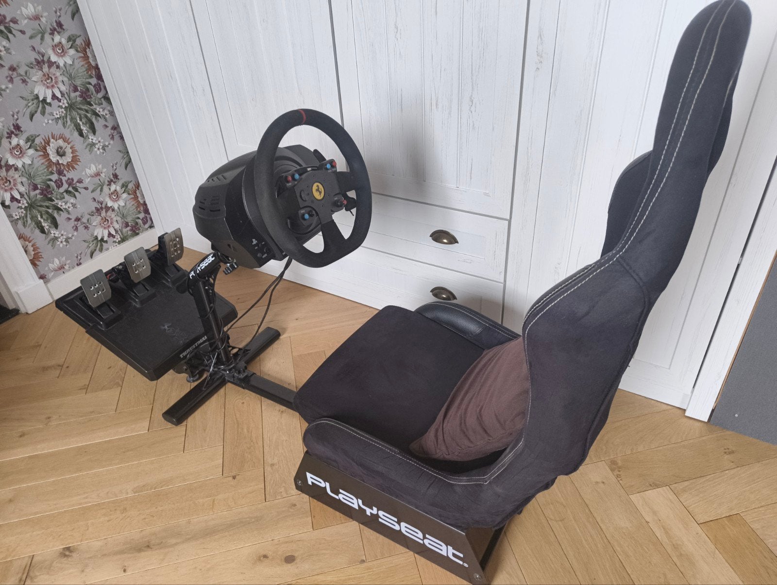 Complete sim race setup PlayStation en PC, Ophalen, Gebruikt, Playseat of Racestoel, PlayStation 3