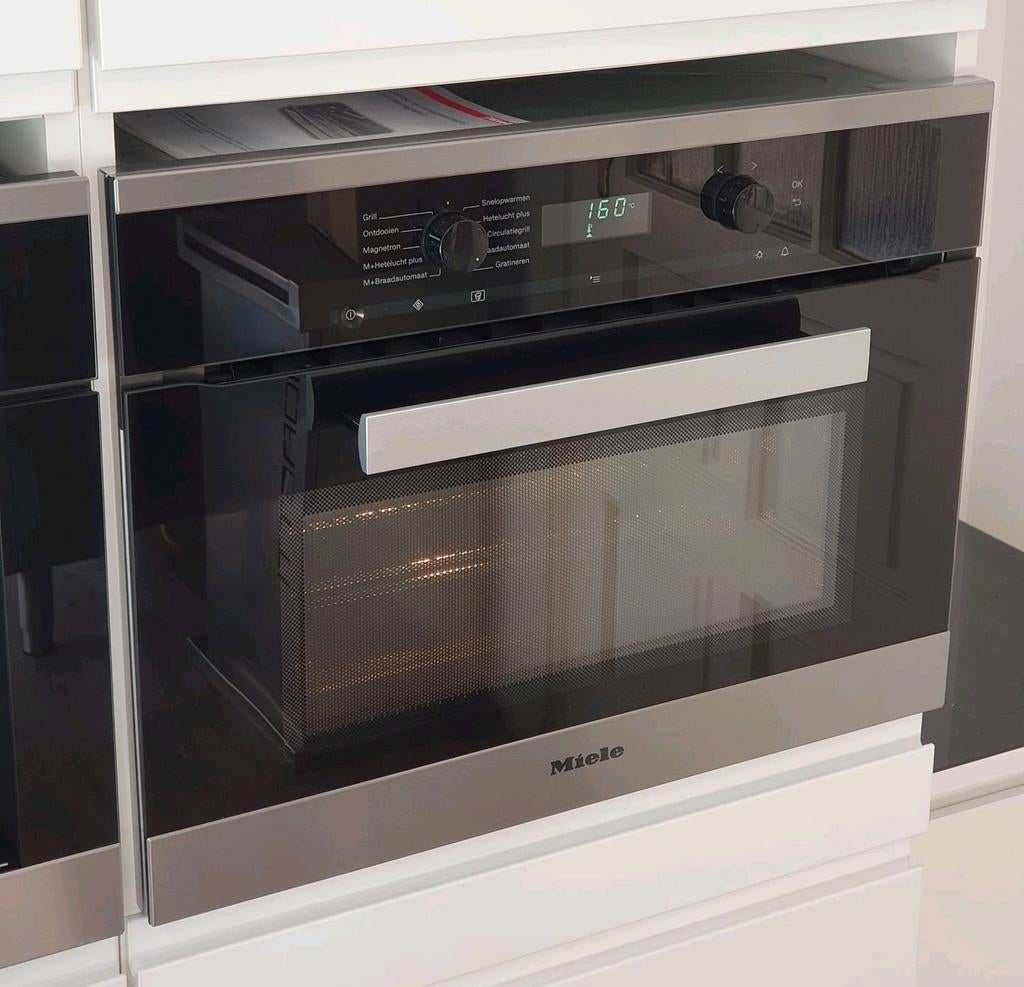 Luxe Miele H6200BM combi magnetron/ oven, Witgoed en Apparatuur, Magnetrons, Ophalen, Combimagnetron, Hete lucht, Zo goed als nieuw