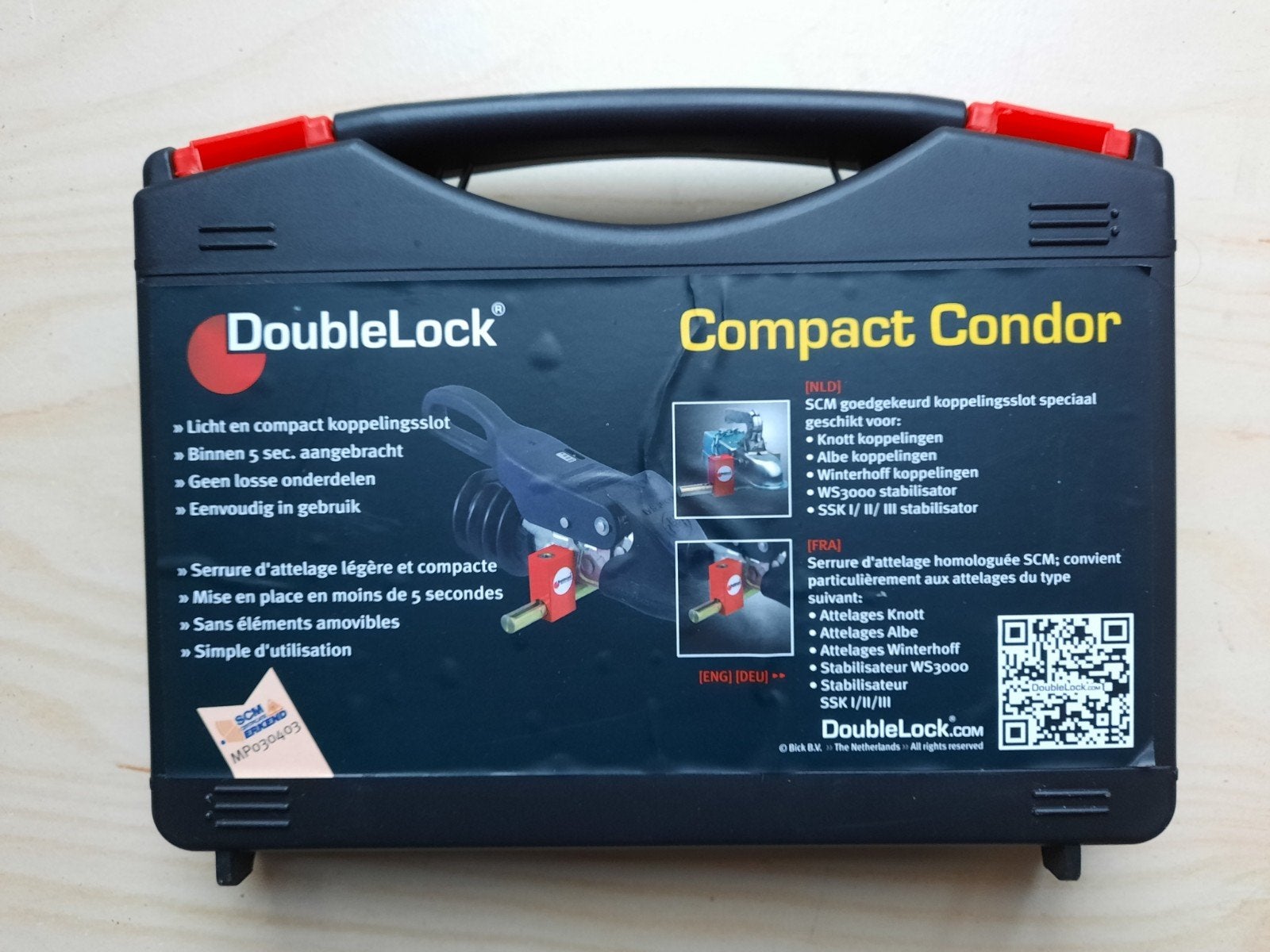 DoubleLock Compact Condor Koppelingsslot Nieuw, Ophalen of Verzenden, Nieuw