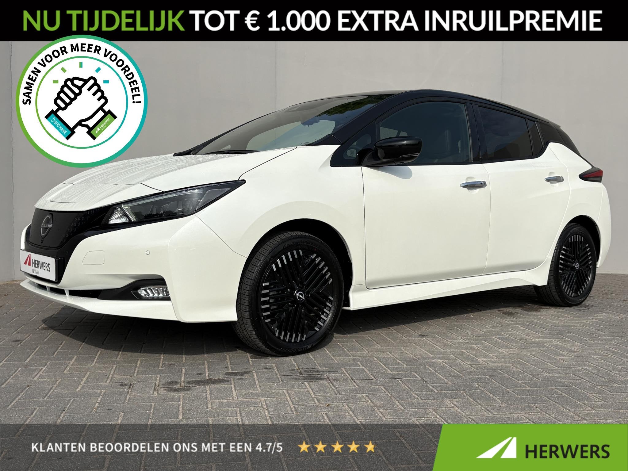 Nissan LEAF e+ Tekna 59 kWh / SOH 100% / Navigatie / Apple C