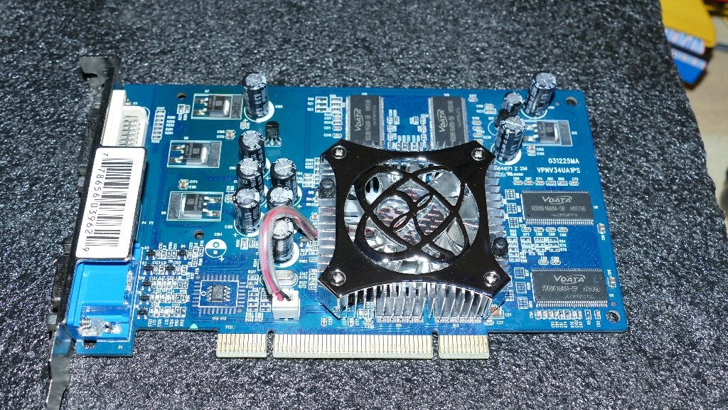 XFX | GeForce FX 5200 | 256 MB | PCI !! | RECAPPED, Ophalen of Verzenden