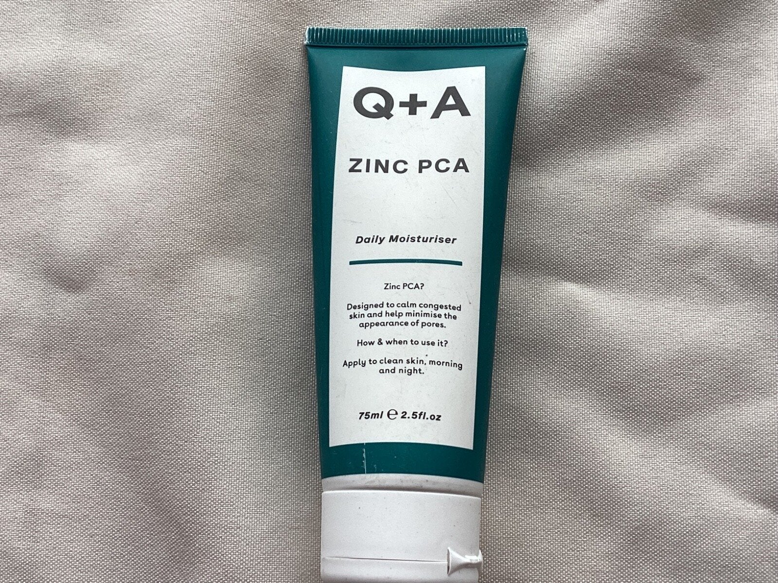 4 stuks Q+A Zinc PCA Daily Moisturiser - Nieuw en Geseald, Verzenden, Nieuw, Gehele gezicht, Verzorging