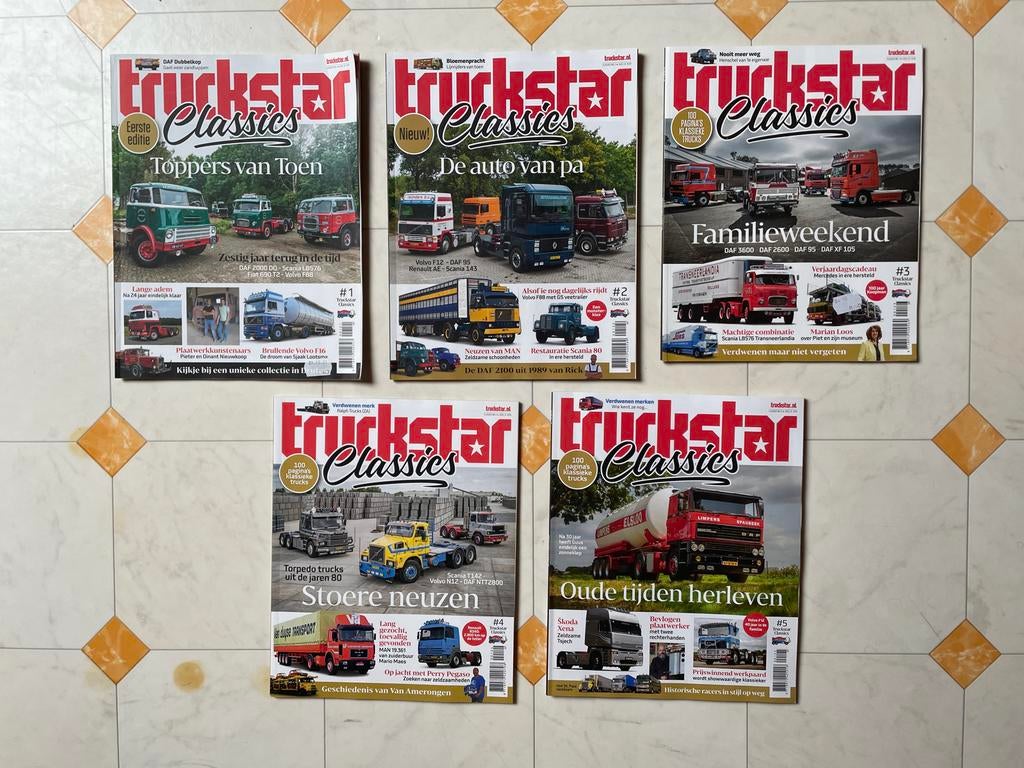 Truckstar Classics Tijdschriften - Complete Set, Ophalen of Verzenden, Gelezen, Algemeen