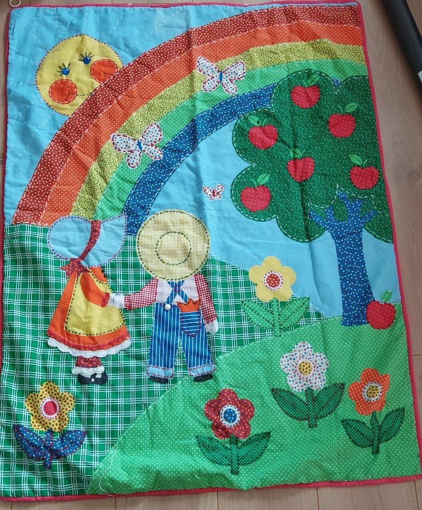 Vintage wandkleed, Ophalen of Verzenden, Zo goed als nieuw, Wanddecoratie
