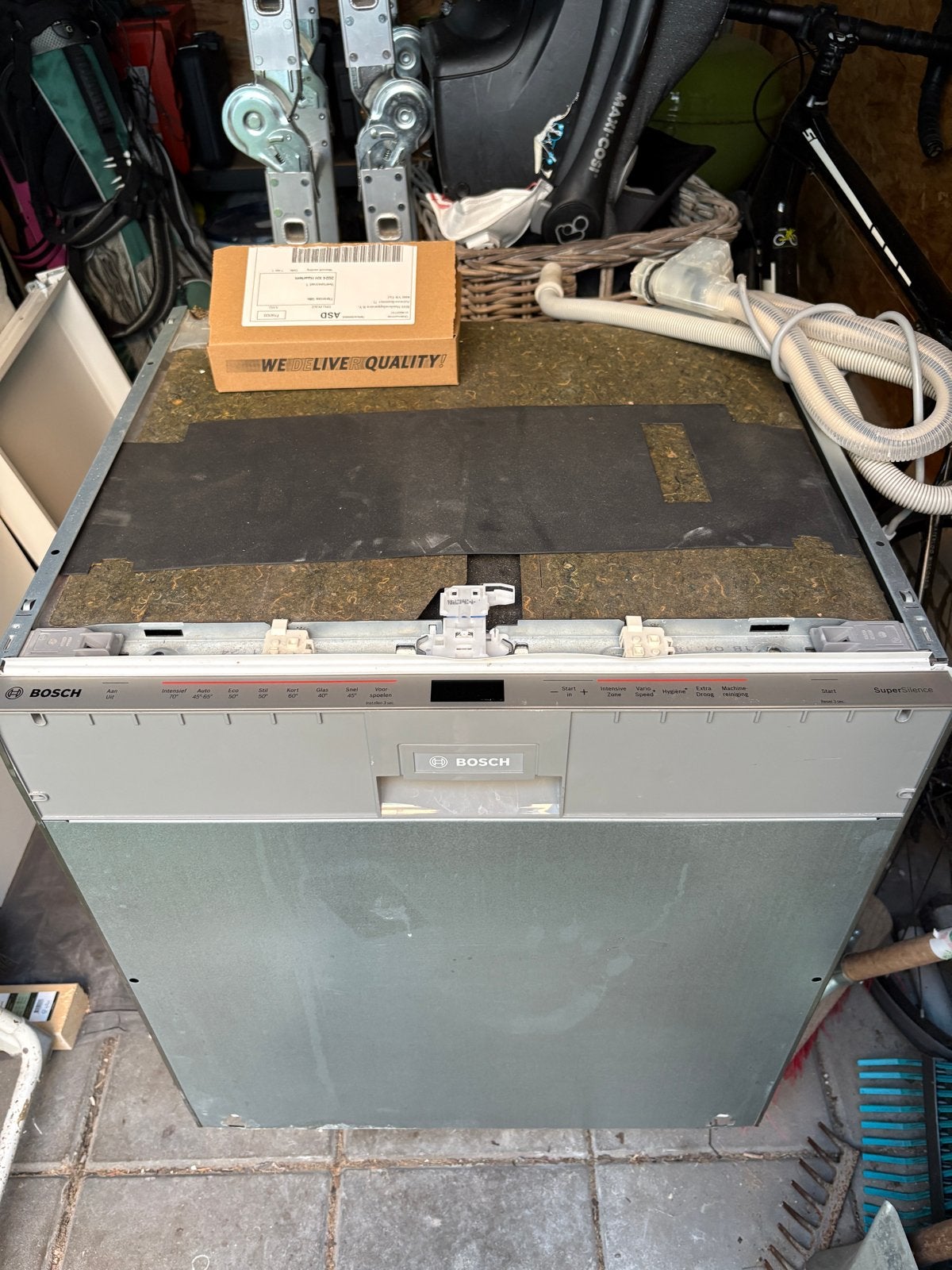 Bosch SMV68PX01N/46 Vaatwasser met nieuwe korven, Ophalen, Gebruikt, 60 cm of meer, Eco programma