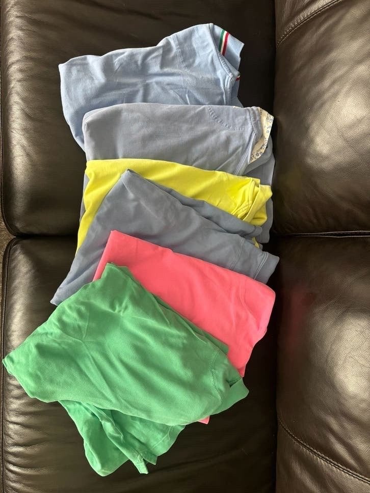 La Martina Polo Shirt - Lichtblauw met Portofino details, Kleding | Heren, Ophalen of Verzenden, Zo goed als nieuw, Maat 56/58 (XL)