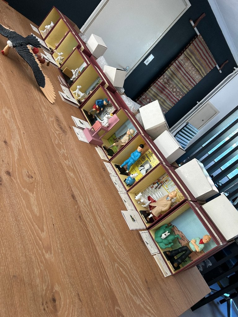 Kuifje en bobbie/TinTin et Milou [Lebon-Delienne], Verzamelen, Ophalen, Kuifje, Zo goed als nieuw, Beeldje of Figuurtje