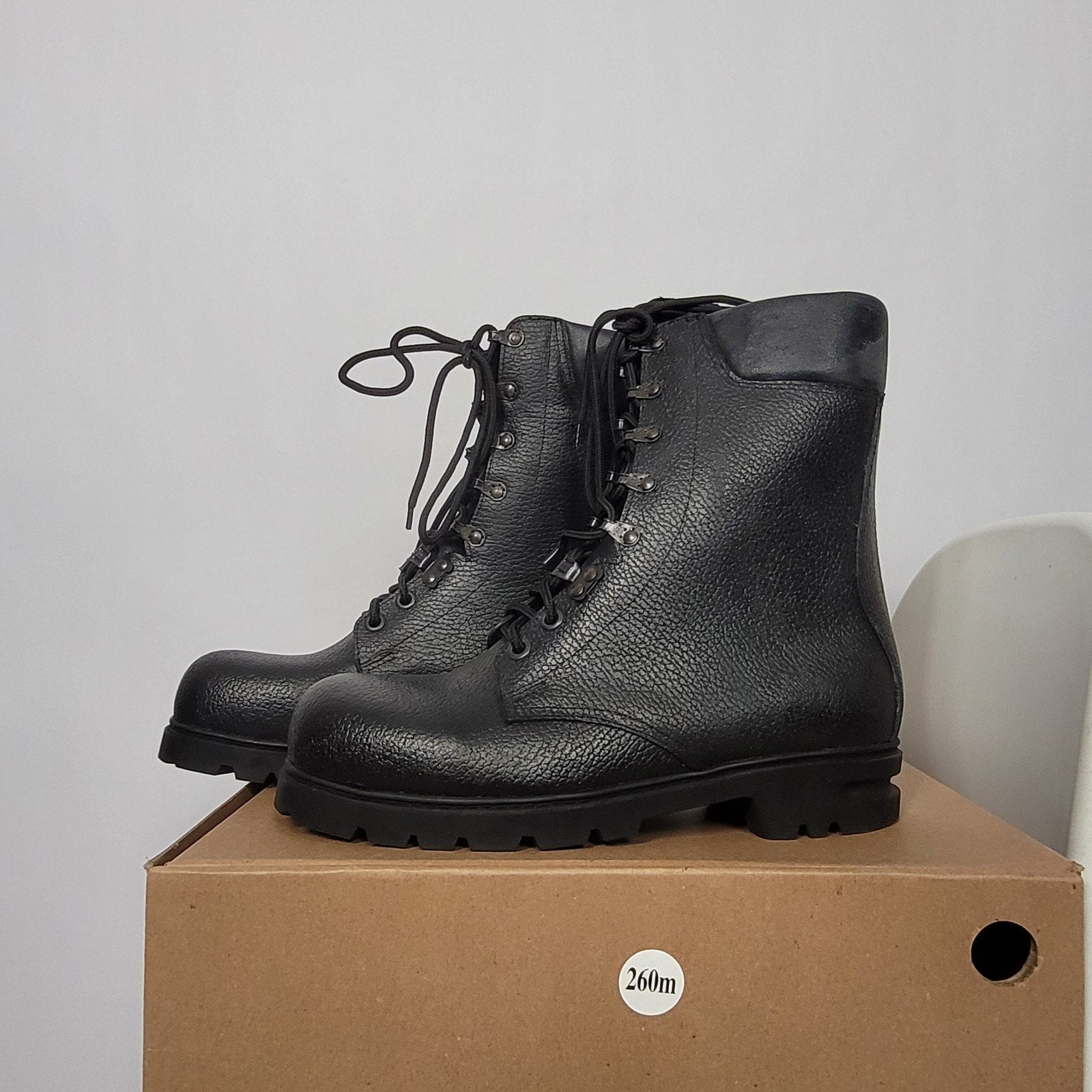 Nieuwe Legerkisten - Maat 44, Ophalen of Verzenden, Nieuw, Zwart, Boots