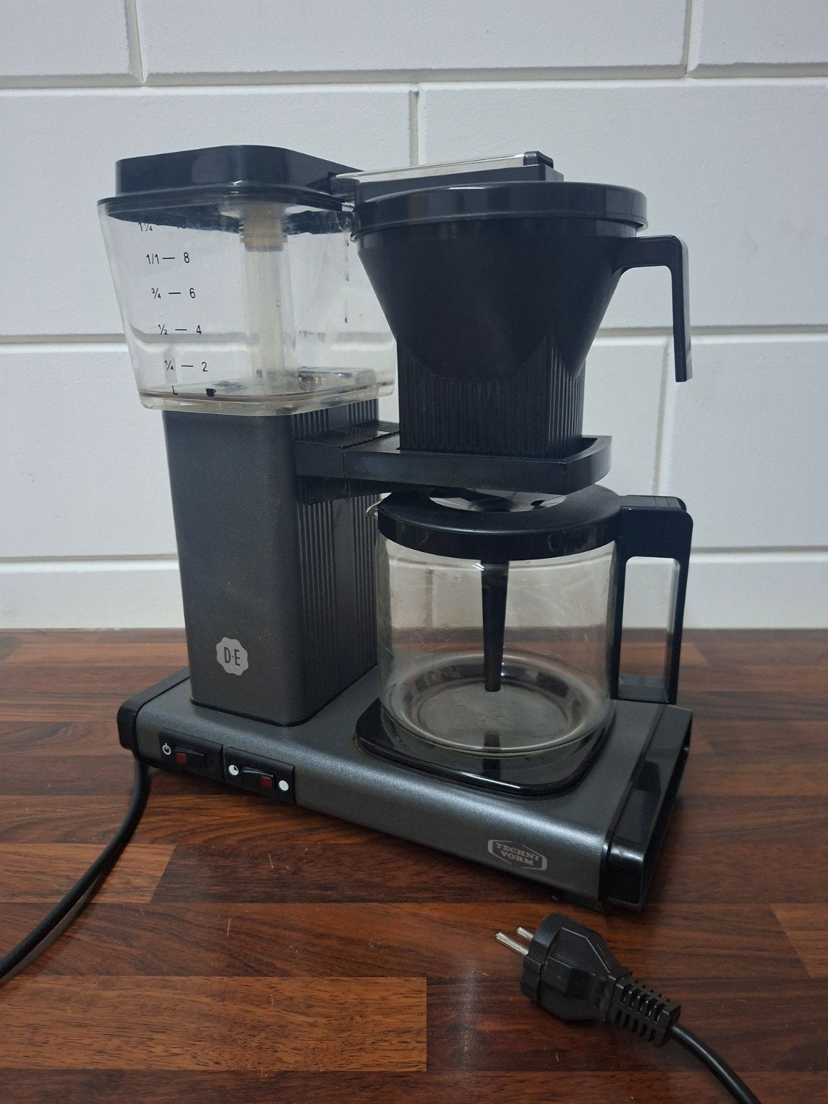 Douwe Egberts Moccamaster Koffiezetapparaat, Ophalen, Afneembaar waterreservoir, Gebruikt, Koffiemachine