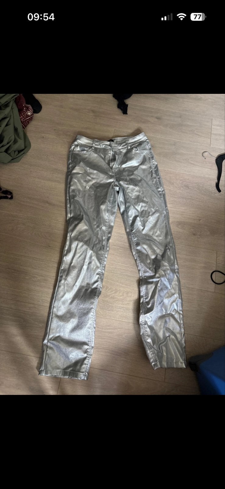 Zilveren broek Seven Sisters XL, Maat 46/48 (XL) of groter, Ophalen of Verzenden, Lang, Gedragen
