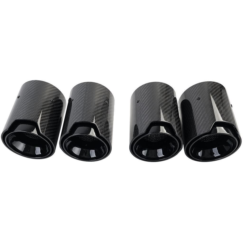 4 x Carbon Uitlaat Sierstukken Bmw M2 F87 M3 F80 M4 F82 F83, Verzenden, Automotive Parts, A.parts@hotmail.nl, Trasmolenlaan 12 3447 GZ Woerden