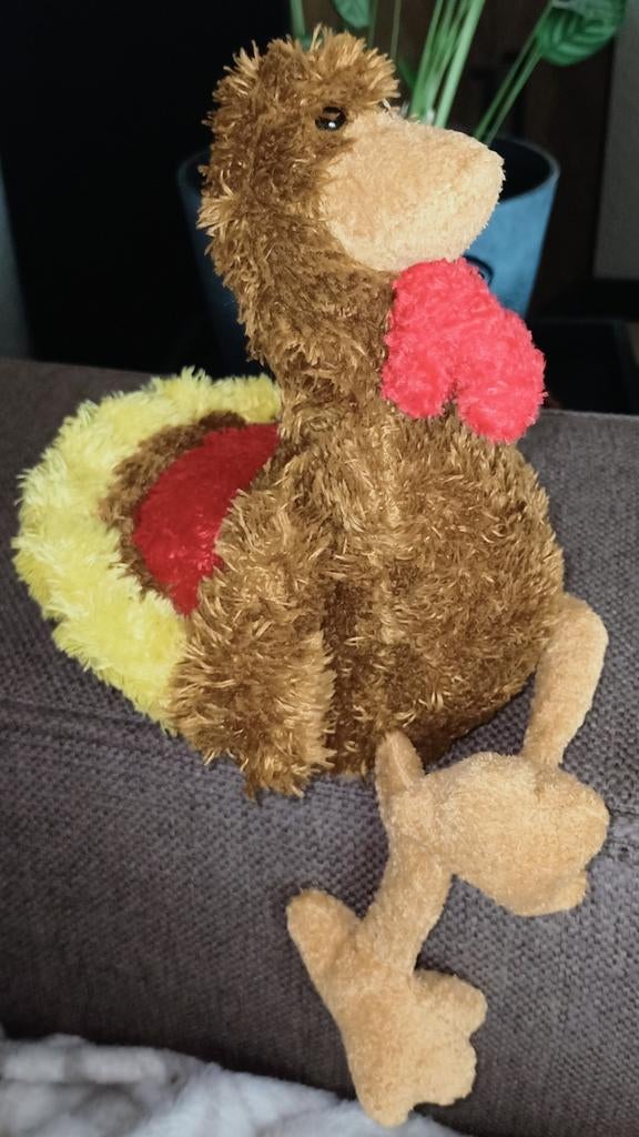 Vintage princess soft toys haan / kip / kalkoen., Overige typen, Wasbaar, Ophalen of Verzenden, Zo goed als nieuw