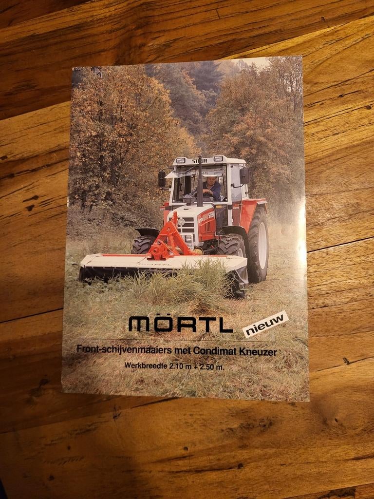 tractor folder Mörtl front-schijvenmaaiers, Ophalen of Verzenden, Zo goed als nieuw
