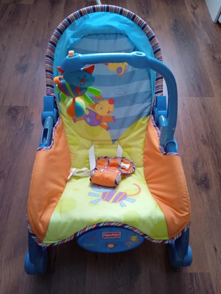 Wipstoeltje met trilling - fisherprice, Ophalen, Gebruikt, Fisher-Price, Met gordel(s) of riempje(s)
